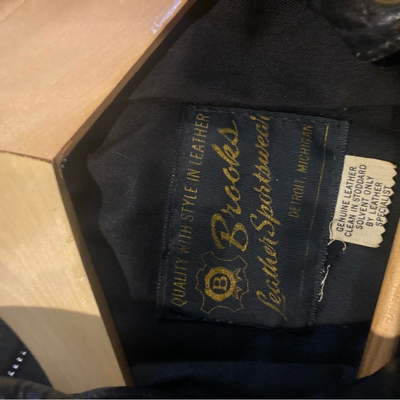 Brooks leather jacket - Picture 1 of 3